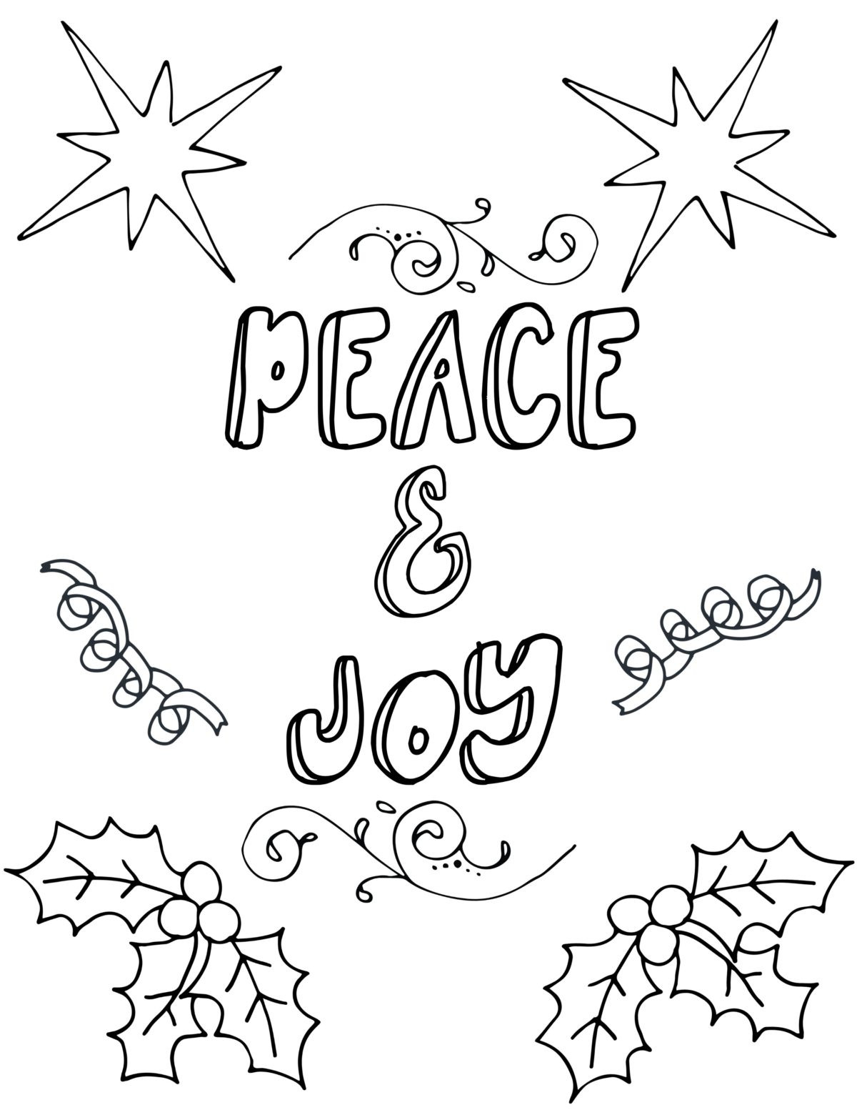 Free Christmas Printable Coloring Pages
 Free Printable Christmas Coloring Pages For Adults