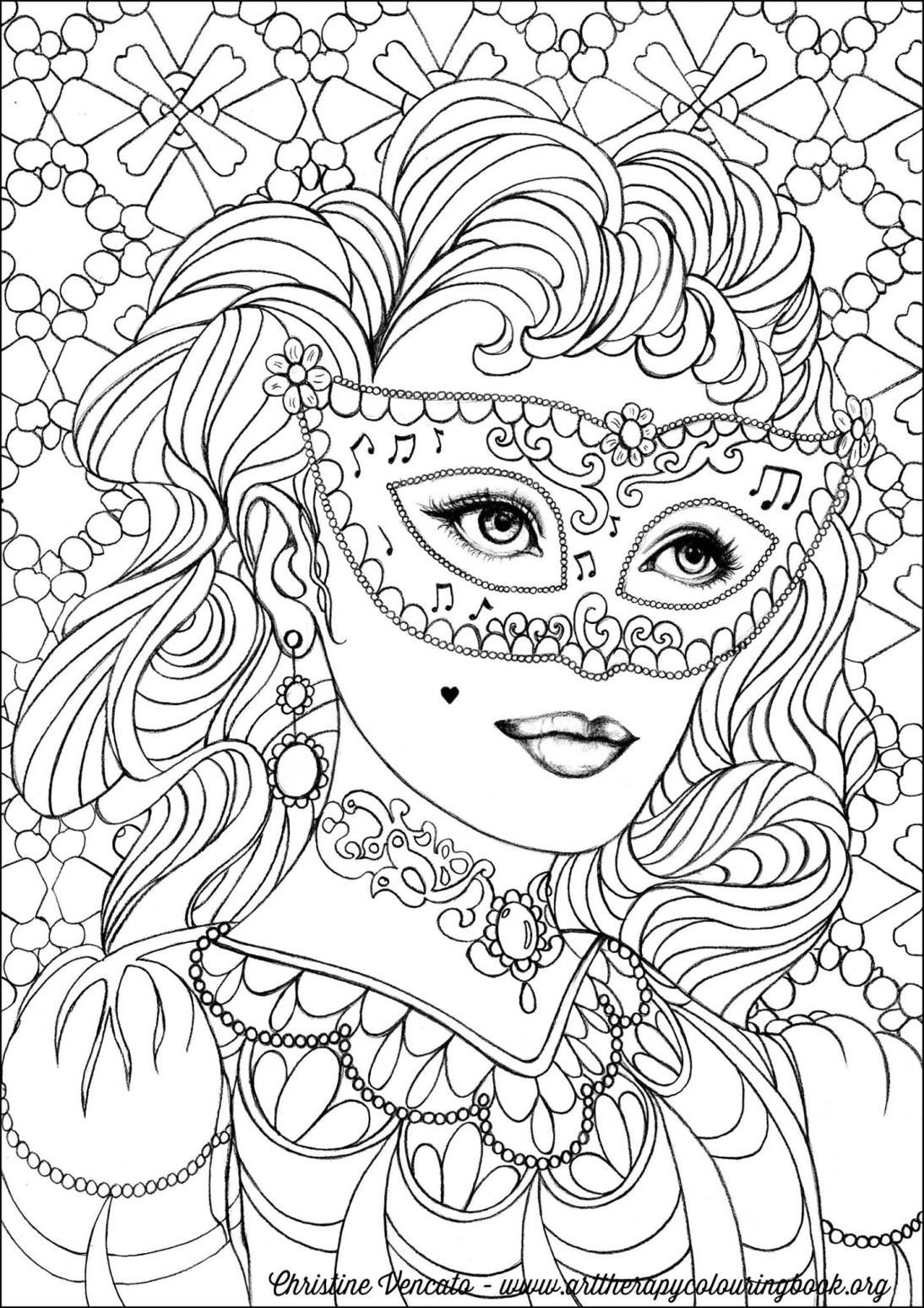 Free Coloring Pages For Adults Printable
 Free Coloring Page From Adult Coloring Worldwide Art by