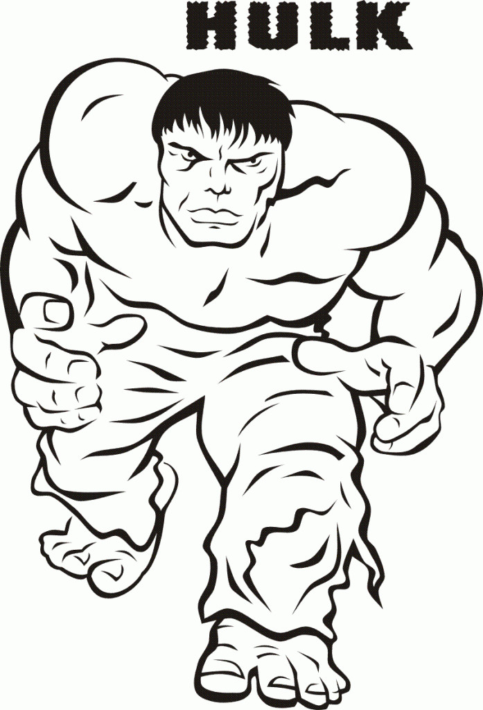 Free Coloring Pages For Kids To Print
 Free Printable Hulk Coloring Pages For Kids