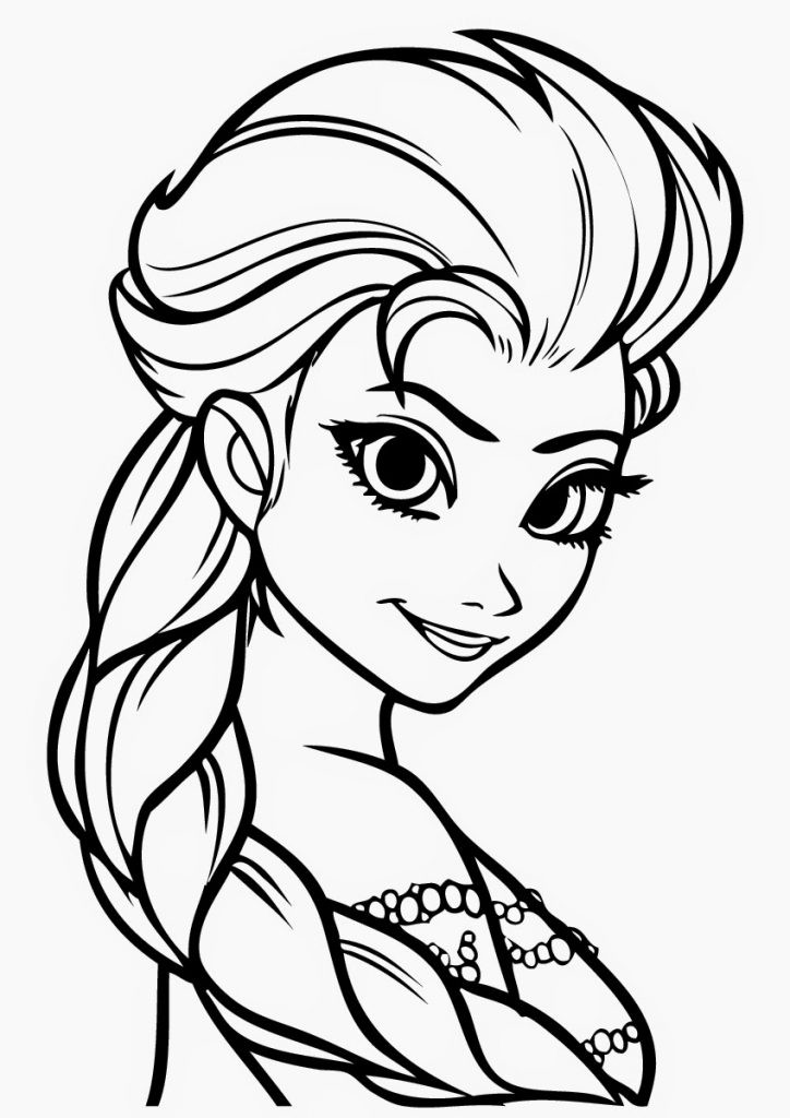 Free Coloring Pages For Kids To Print
 Free Printable Elsa Coloring Pages for Kids Best