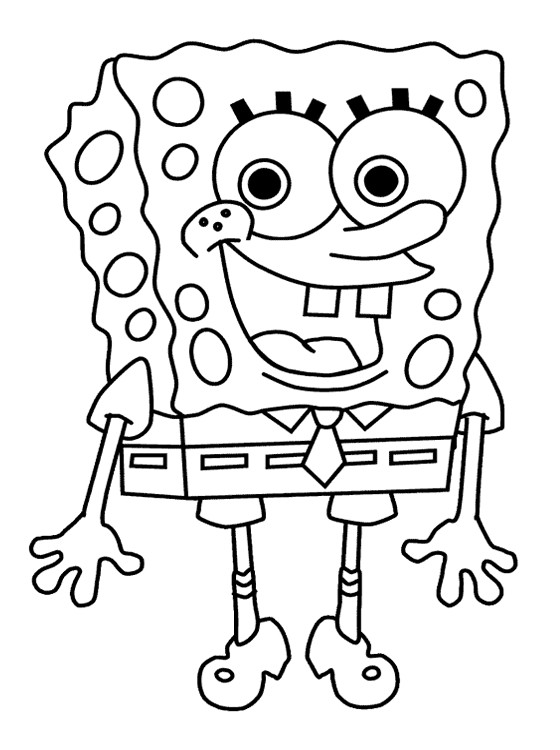 Free Coloring Pages For Kids To Print
 Kids Page Spongebob Coloring Pages for Kids