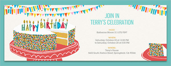 Free Email Birthday Invitations
 9 Email Party Invitations Free Editable PSD AI Vector