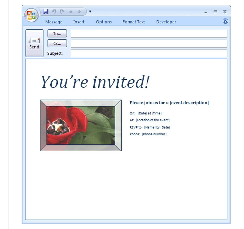 Free Email Birthday Invitations
 Invitation Templates