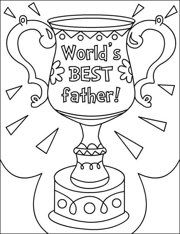 Free Father'S Day Coloring Pages Printable
 Free Printable Happy Fathers Day Coloring Pages shared