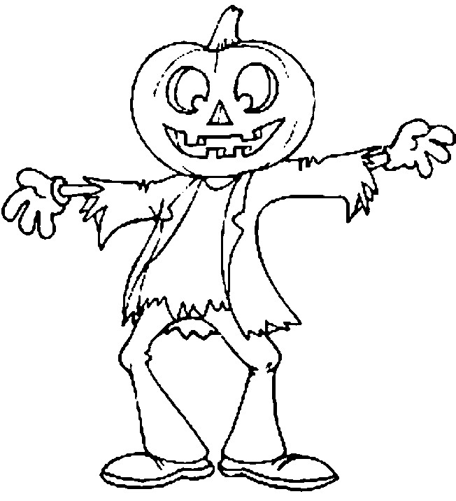 Free Halloween Coloring Pages For Kids
 Free Printable Halloween Coloring Pages For Kids