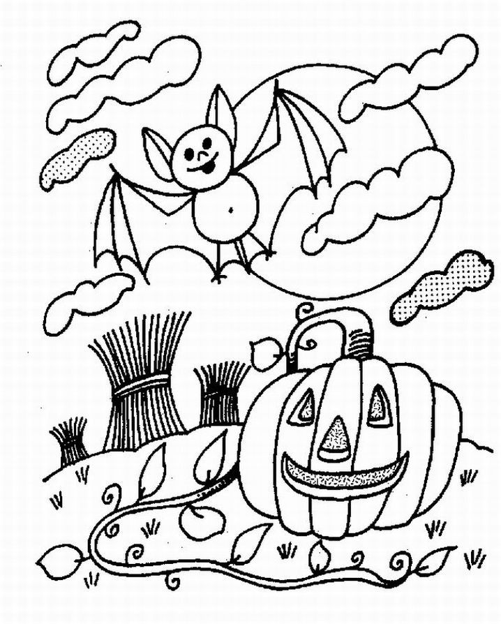 Free Halloween Coloring Pages For Kids
 Halloween Coloring Pages