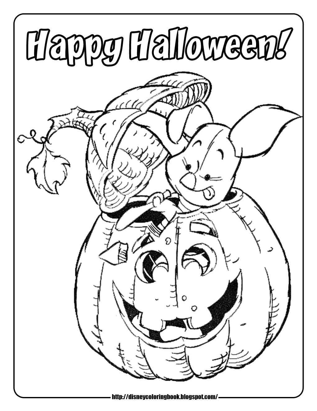 Free Halloween Printable Coloring Pages
 Disney Coloring Pages and Sheets for Kids