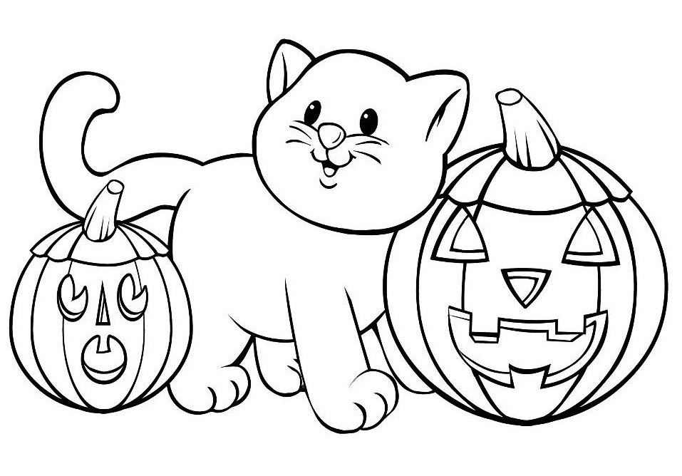 Free Halloween Printable Coloring Pages
 Halloween Coloring Page