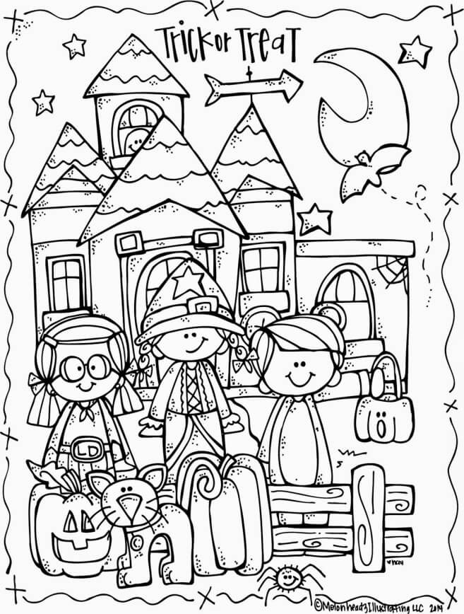 Free Halloween Printable Coloring Pages
 5 Fun Free Halloween Printables EverydayFamily