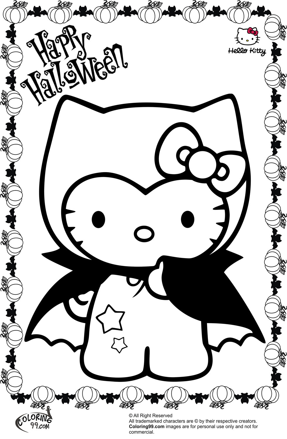 Free Halloween Printable Coloring Pages
 October 2013