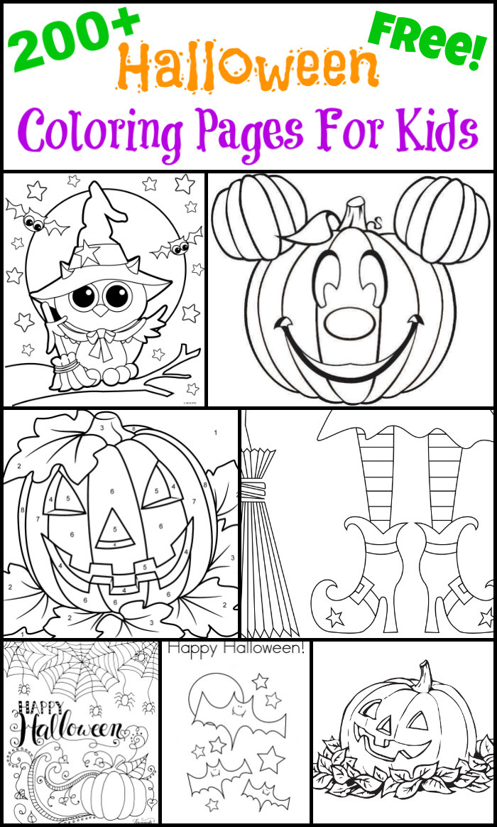 Free Halloween Printable Coloring Pages
 200 Free Halloween Coloring Pages For Kids The Suburban Mom