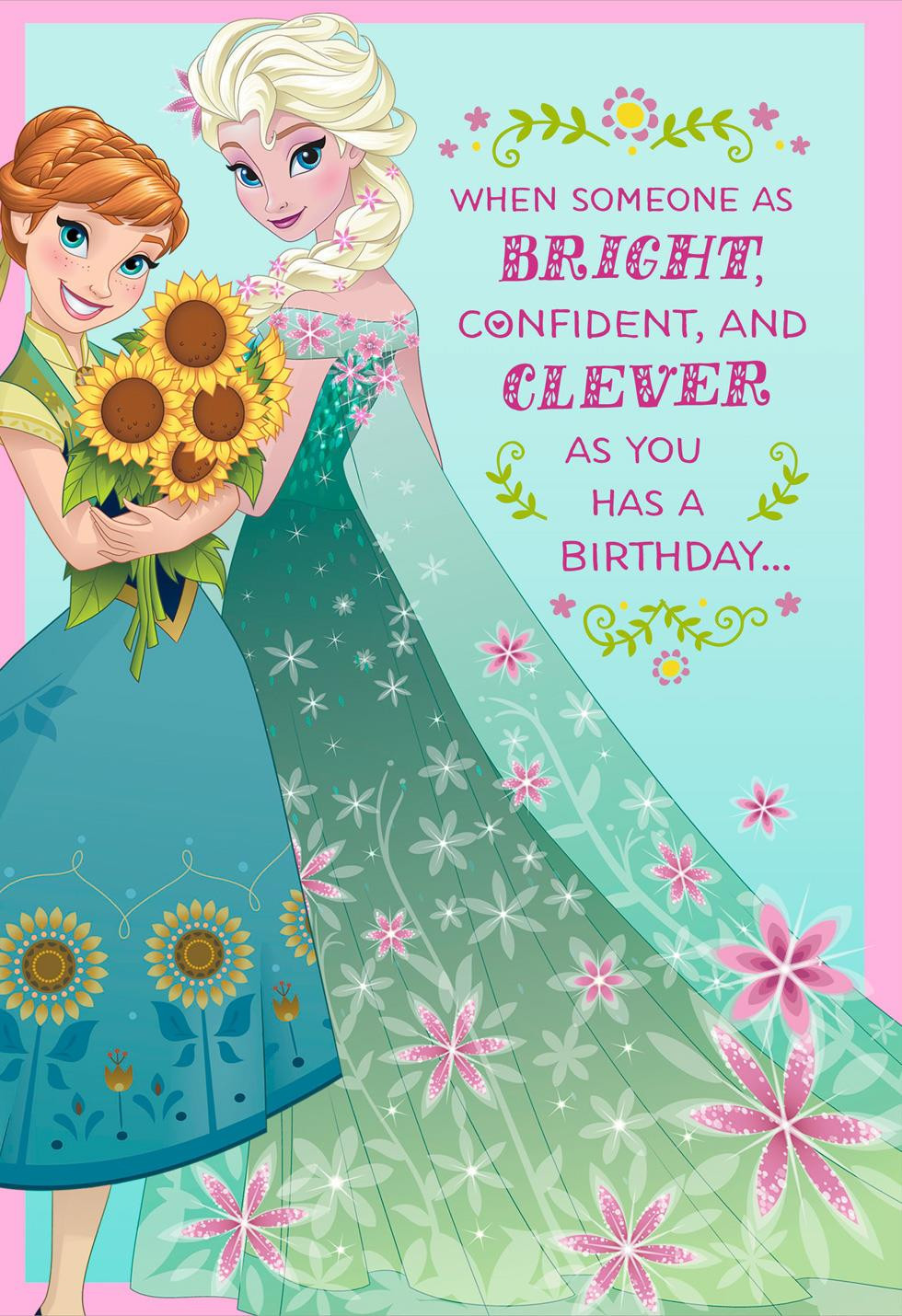 Free Musical Birthday Cards
 Disney Frozen Best Day Ever Musical Birthday Card