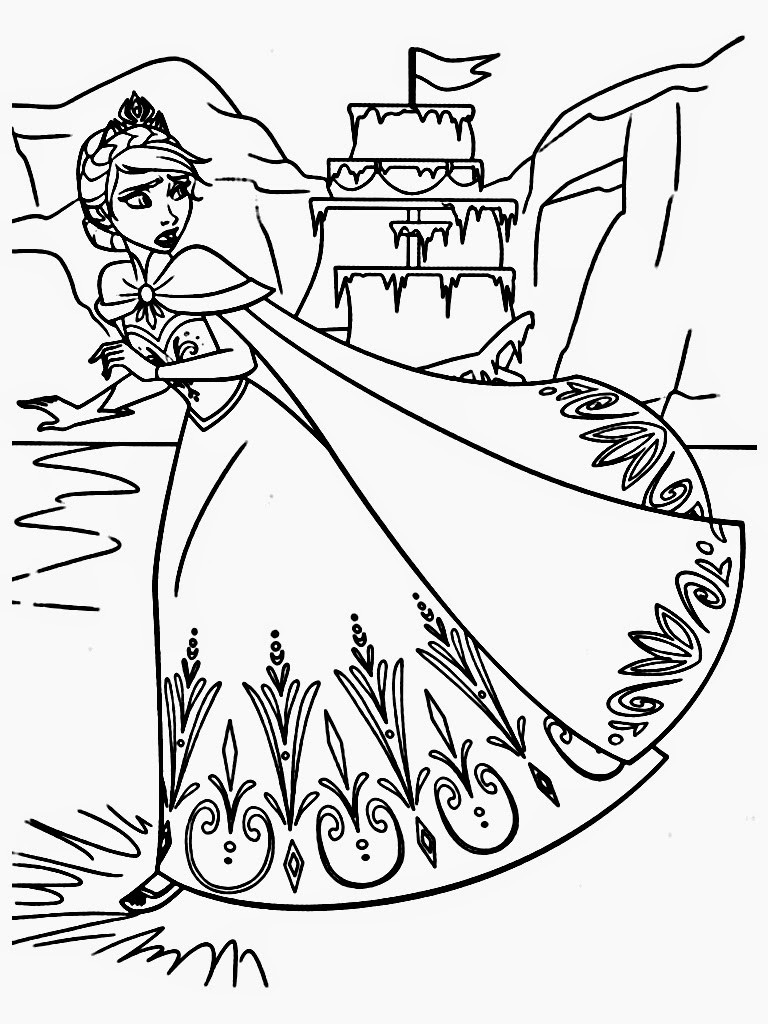 Free Online Coloring Pages For Kids
 Free Printable Frozen Coloring Pages for Kids Best