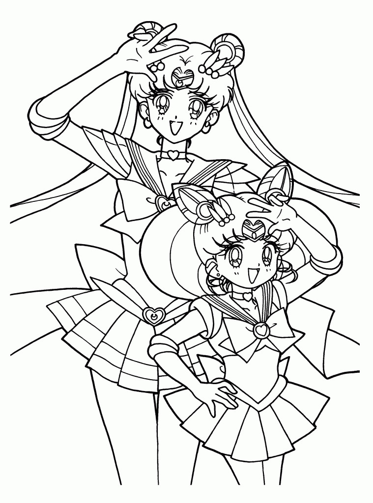 Free Online Coloring Pages For Kids
 Free Printable Sailor Moon Coloring Pages For Kids