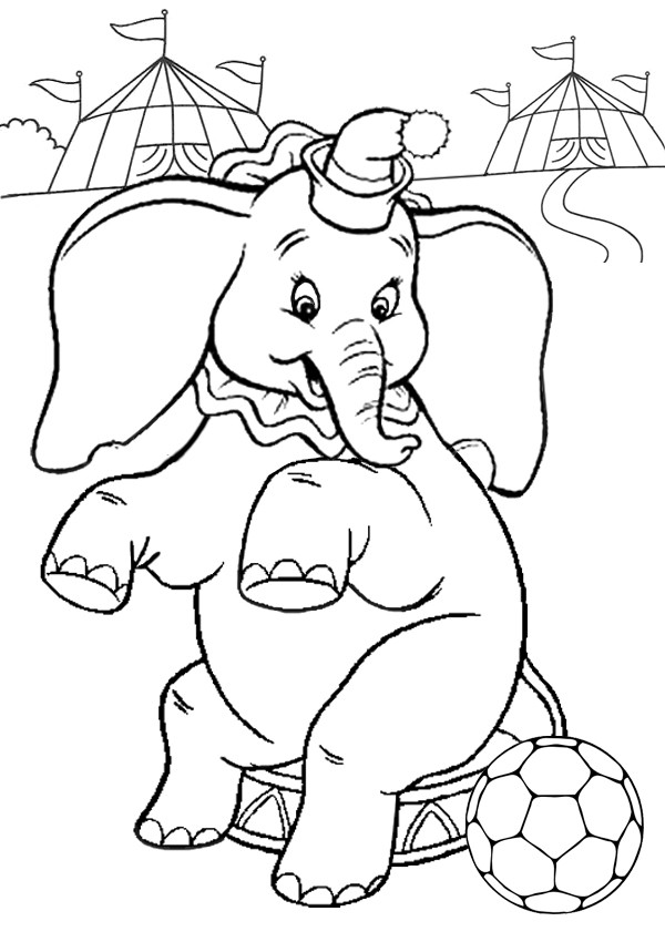 Free Online Coloring Pages For Kids
 Elephant coloring Pages Sheets &
