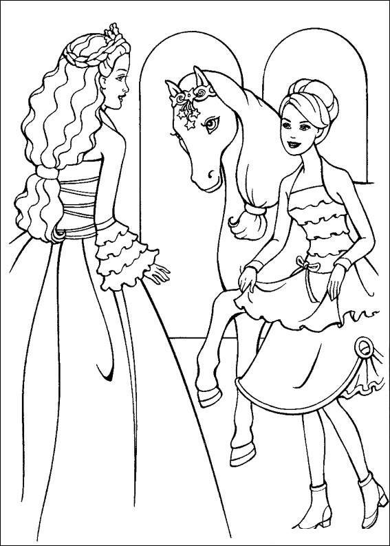 Free Printable Barbie Coloring Pages
 Free Coloring Pages Barbie Coloring Pages