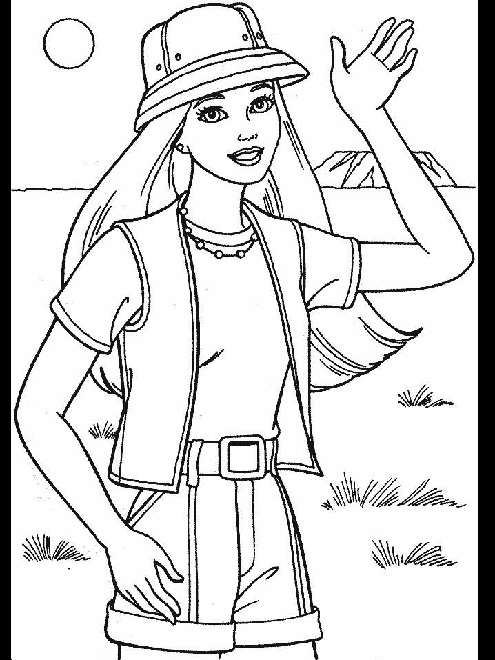 Free Printable Barbie Coloring Pages
 Barbie Coloring Pages