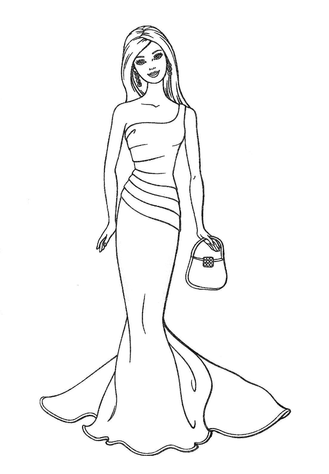 Free Printable Barbie Coloring Pages
 BARBIE COLORING PAGES