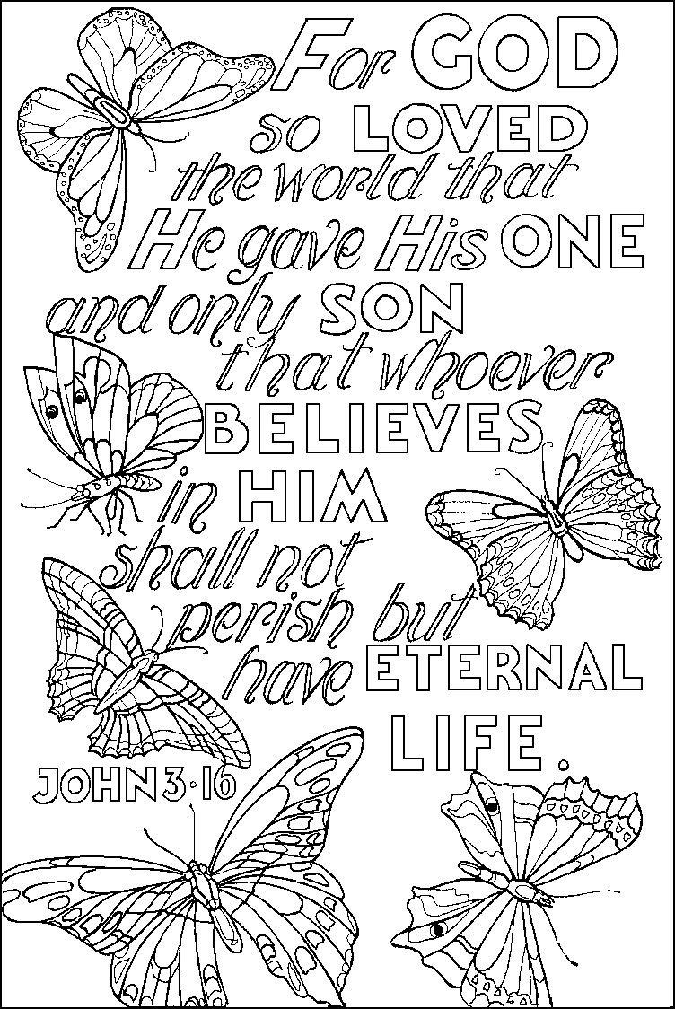 Free Printable Christian Coloring Pages
 Free Printable Christian Coloring Pages for Kids Best
