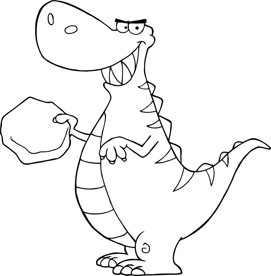 Free Printable Coloring Pages For Kindergarten
 40 Outstanding Dinosaur Coloring Pages
