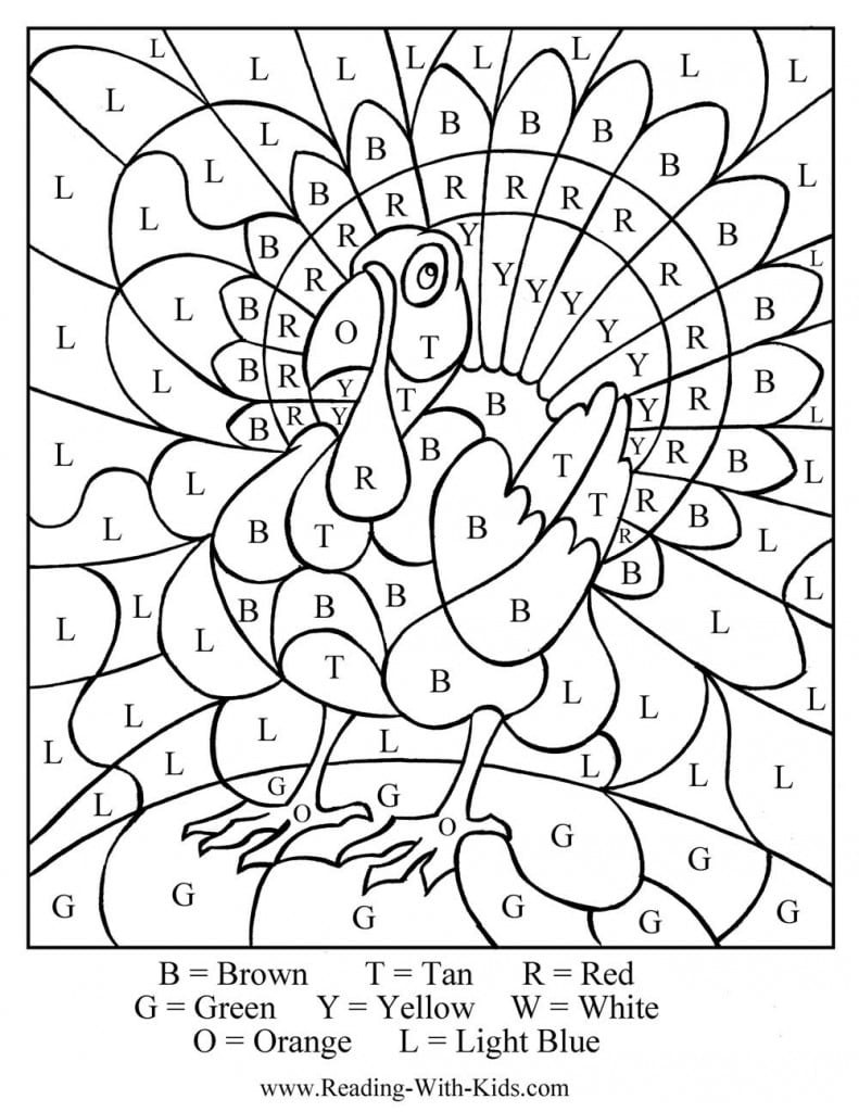 Free Printable Coloring Pages For Kindergarten
 thanksgiving kid printables A girl and a glue gun