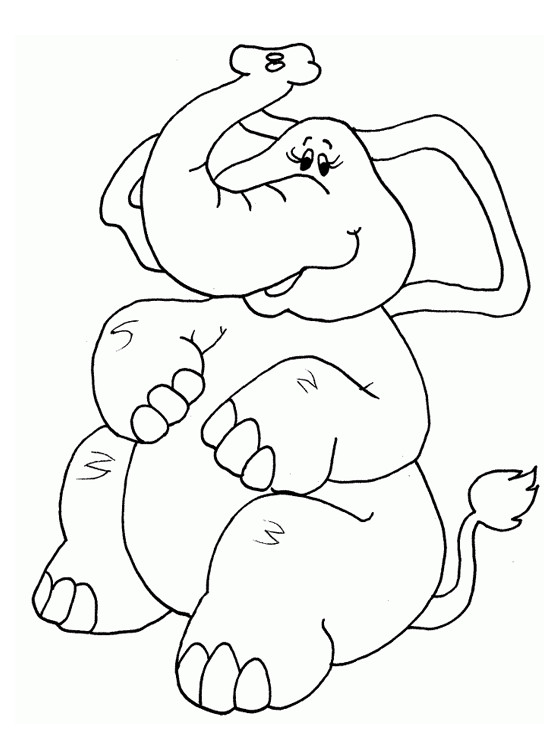 Free Printable Coloring Sheets
 Kids Page Elephant Coloring Pages