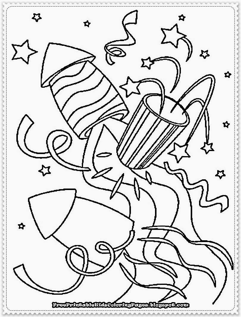 Free Printable Coloring Sheets
 New Year Printable Coloring Pages Free Printable Kids