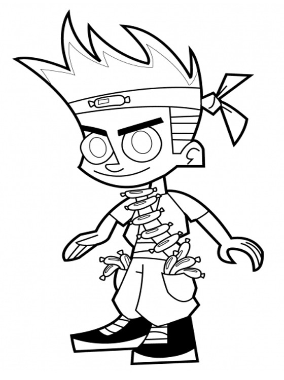 Free Printable Coloring Sheets
 Kids Page Johnny Test Coloring Pages