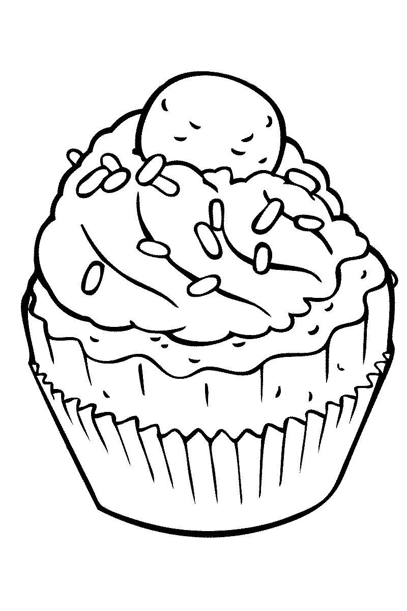 Free Printable Coloring Sheets
 Sweets Coloring Pages for childrens printable for free
