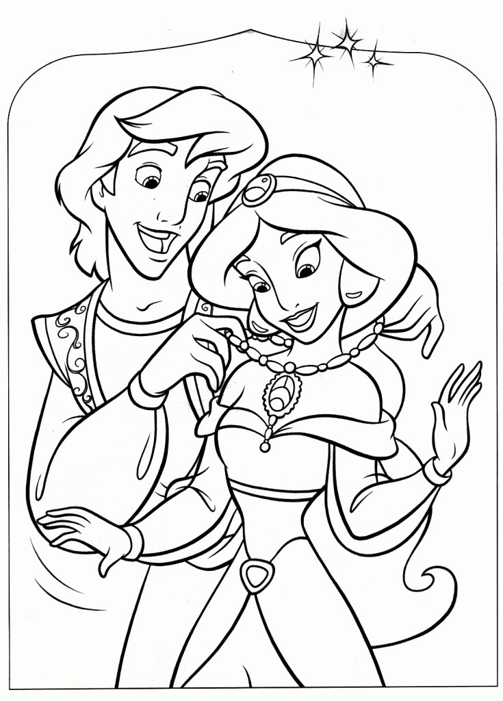 Free Printable Coloring Sheets For Kids
 Free Printable Aladdin Coloring Pages For Kids