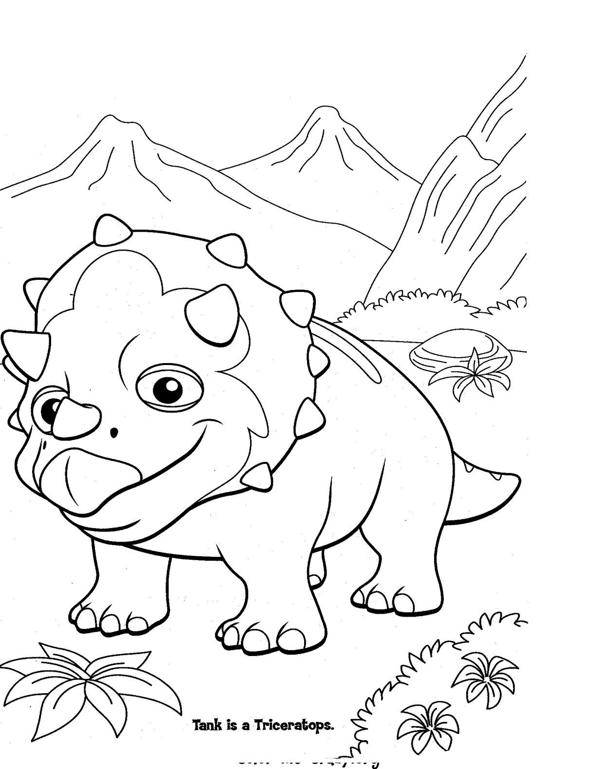Free Printable Dinosaur Coloring Pages
 ColorMeCrazy Dinosaur Train Coloring Pages