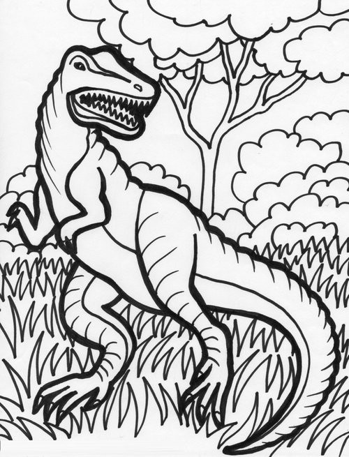 Free Printable Dinosaur Coloring Pages
 Dinosaur Coloring Pages For Kids Disney Coloring Pages