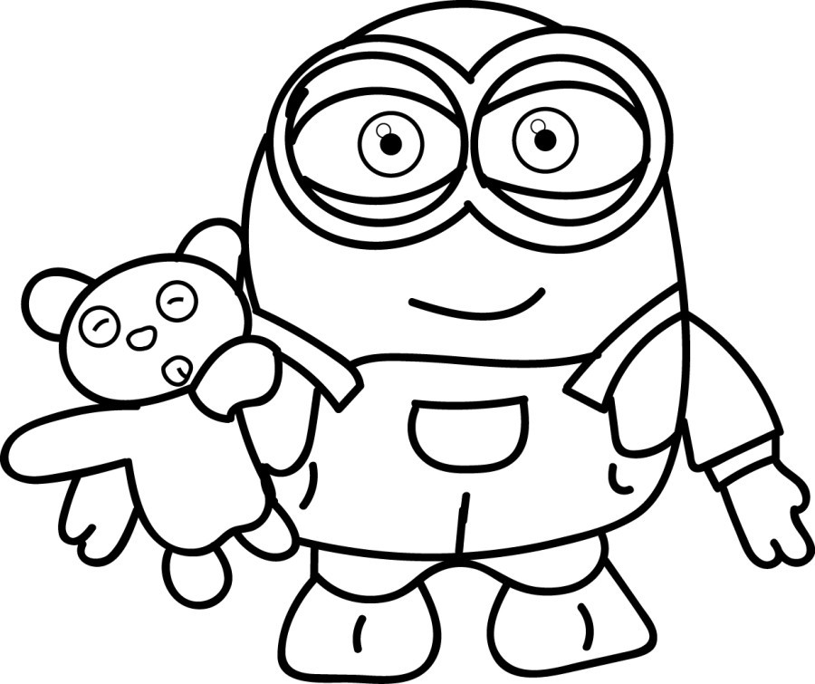 Free Printable Minion Coloring Pages
 Minion Coloring Pages Coloring Pages