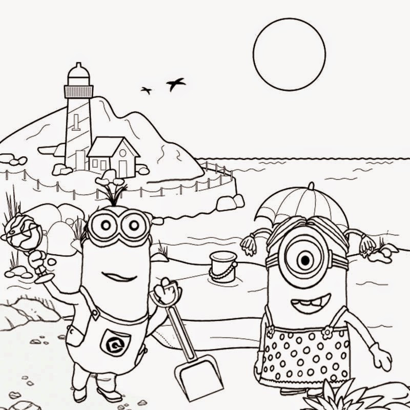 Free Printable Minion Coloring Pages
 Free Coloring Pages Printable To Color Kids