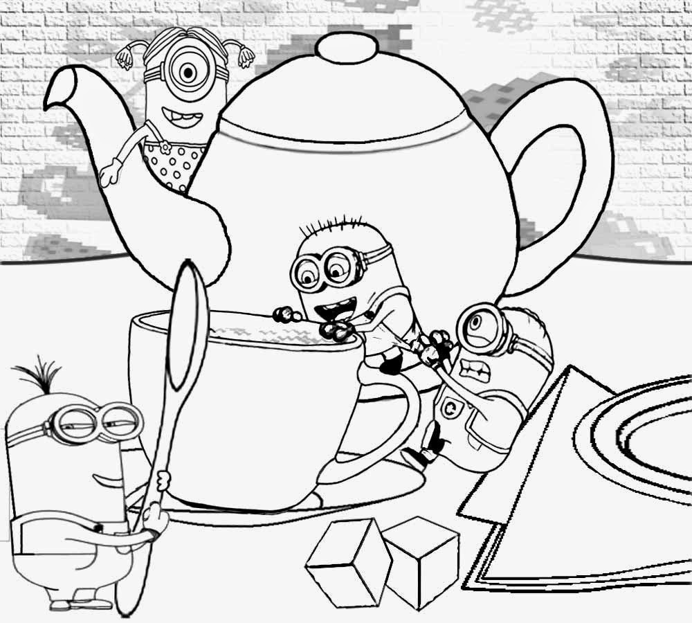 Free Printable Minion Coloring Pages
 Free Coloring Pages Printable To Color Kids And