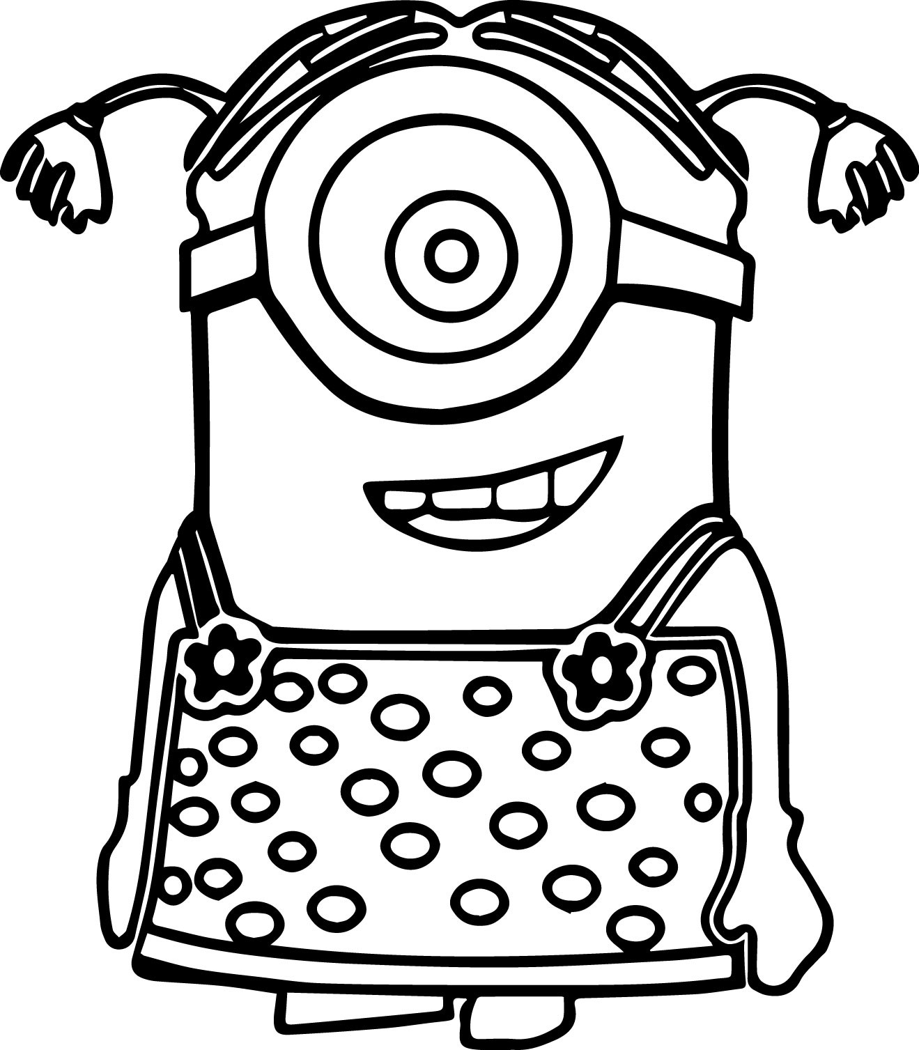 Free Printable Minion Coloring Pages
 Minion Coloring Pages