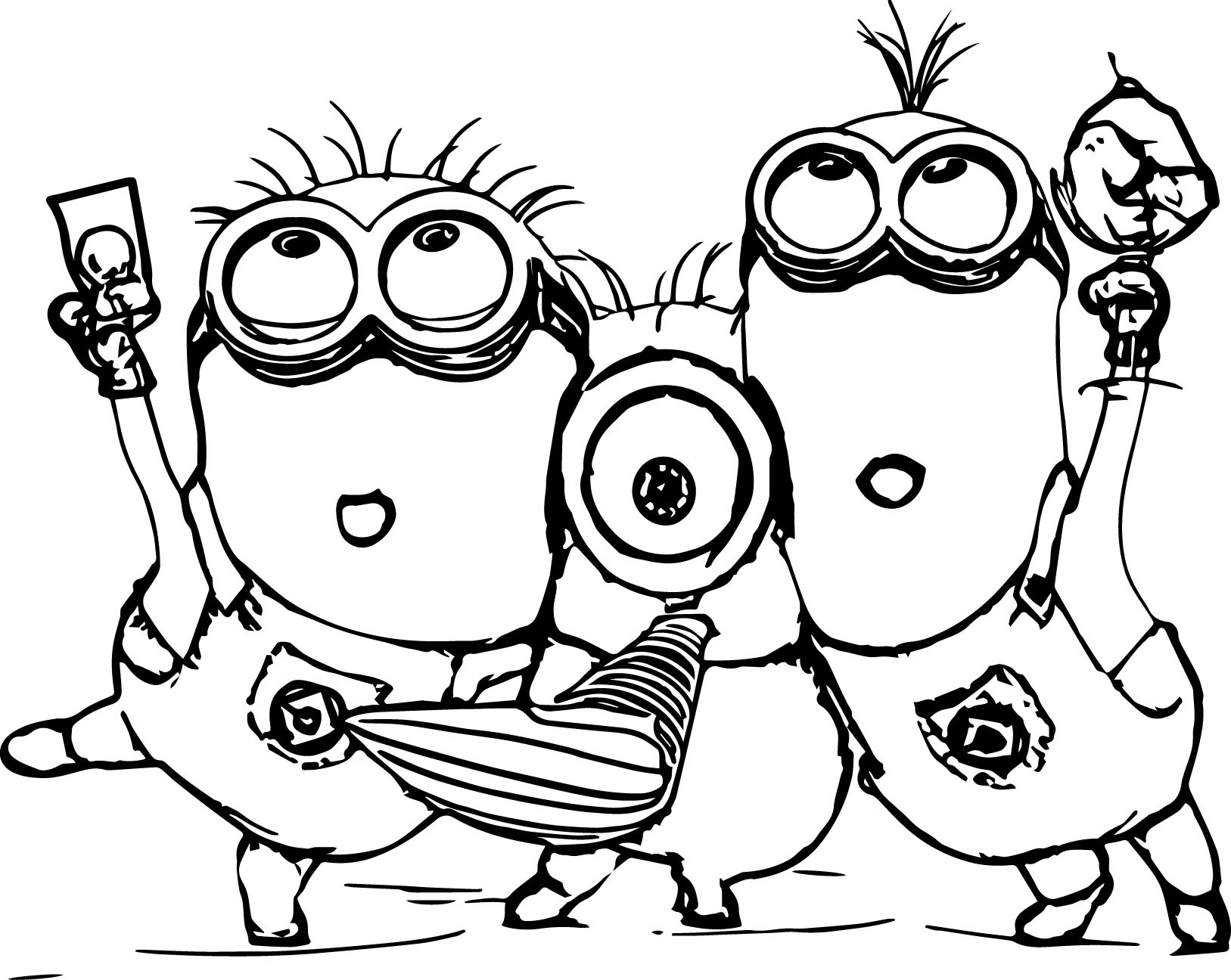 Free Printable Minion Coloring Pages
 Minion Coloring Pages Best Coloring Pages For Kids