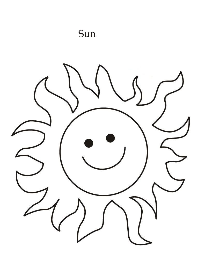 Free Printable Sun Coloring Pages
 Coloring Pages of the Sun