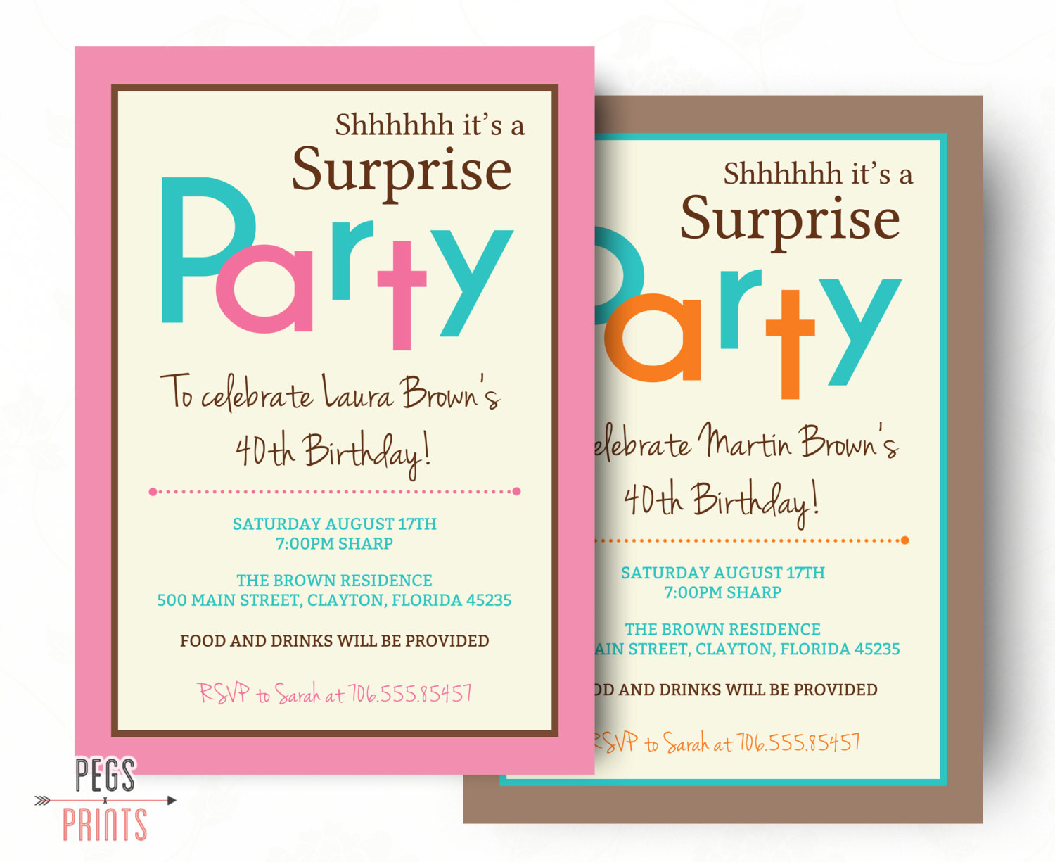 Free Printable Surprise Birthday Party Invitations
 Surprise Birthday Invitation Printable Surprise Birthday