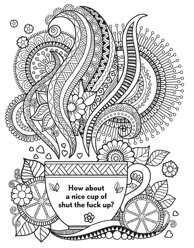 Free Printable Swear Word Coloring Pages
 The Swear Word Coloring Book Hannah Caner