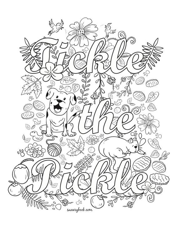 Free Printable Swear Word Coloring Pages
 Swear Word Coloring Pages Coloring Pages