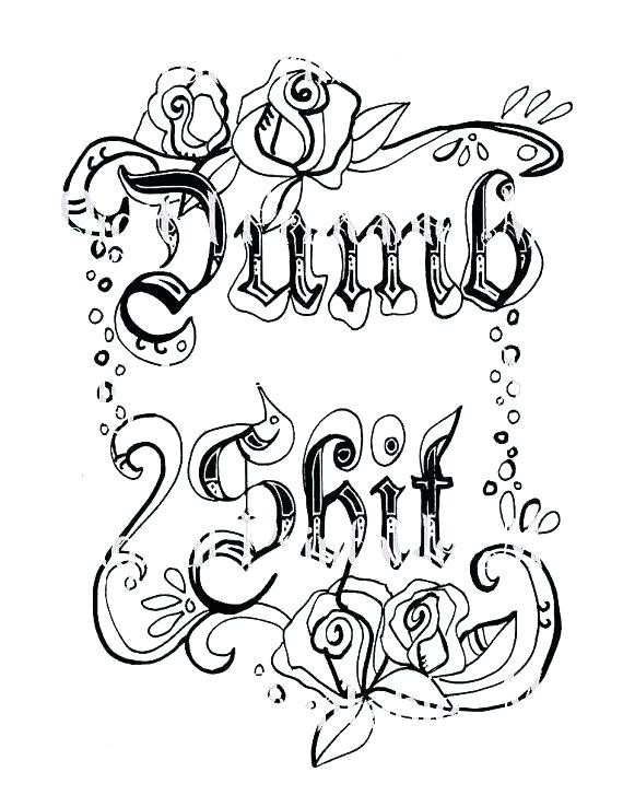 Free Printable Swear Word Coloring Pages
 Curse Word Coloring Pages at GetColorings