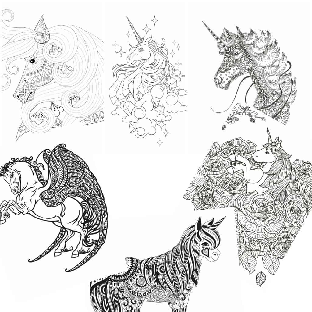 Free Unicorn Coloring Pages For Adults
 Printable Unicorn Coloring Pages For Kids Chocolate Bar