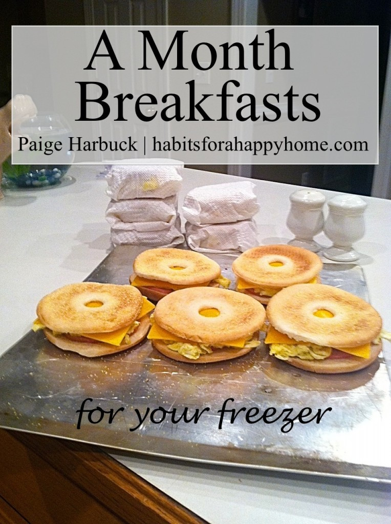 Freezer Breakfast Recipes
 How to Make a Month of Breakfasts for the Freezer Hodgepodge