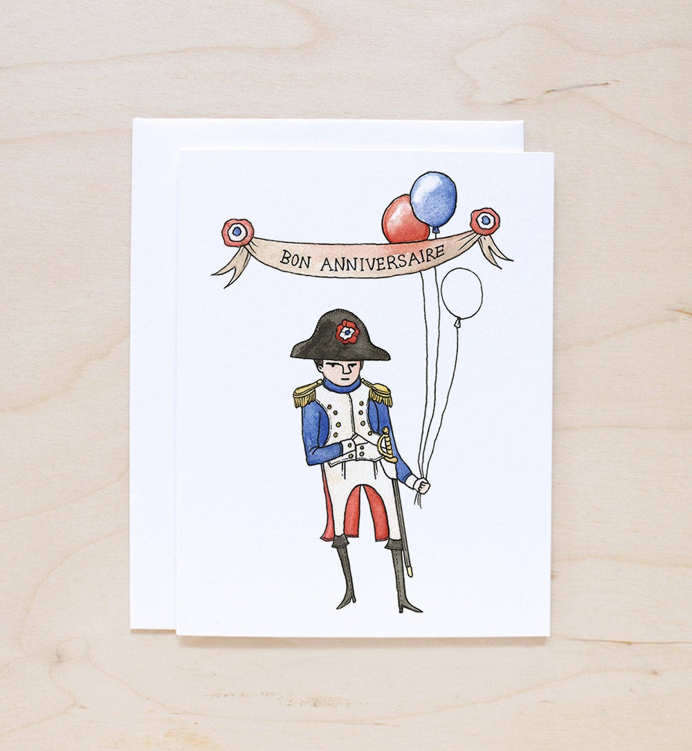 French Birthday Cards
 Funny Birthday Card in French Napoleon by GetTheeToANunnery