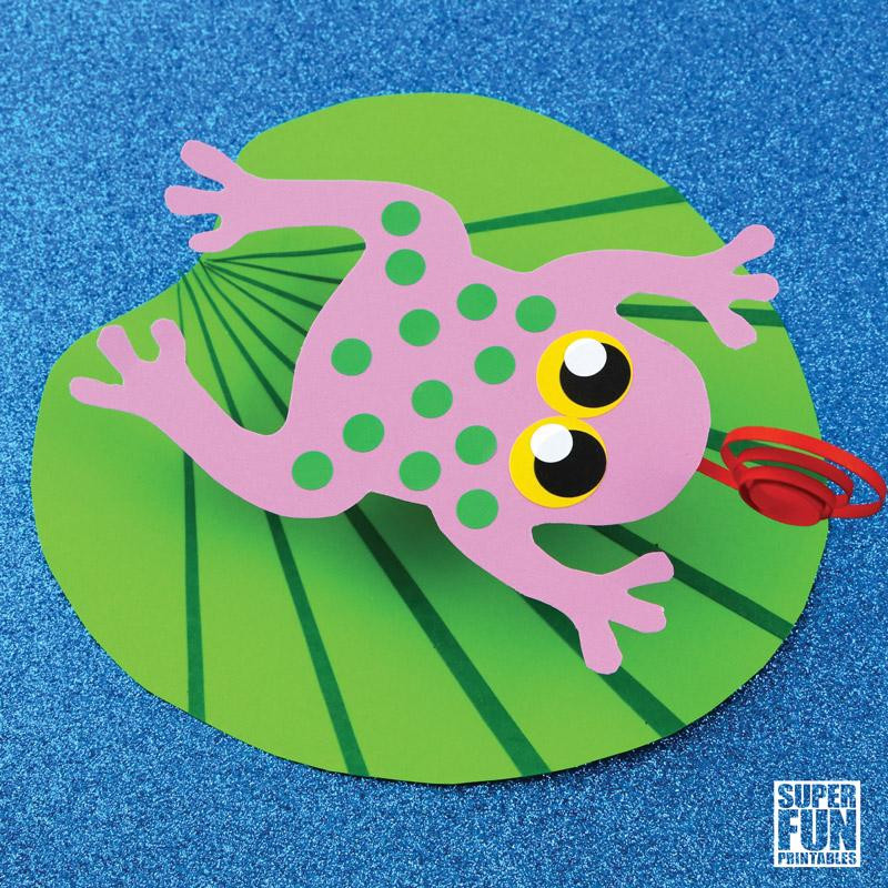 Frog Craft For Toddlers
 Frog on a Lily Pad – Super Fun Printables
