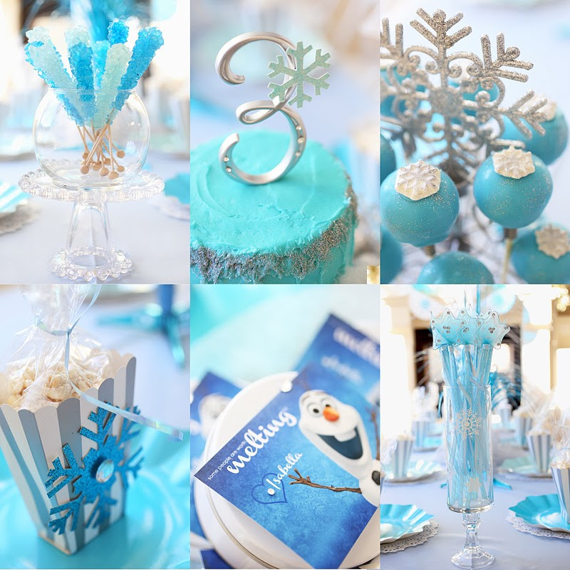 Frozen Birthday Decorations
 Tiffany Bills Designs FROZEN Birthday Party