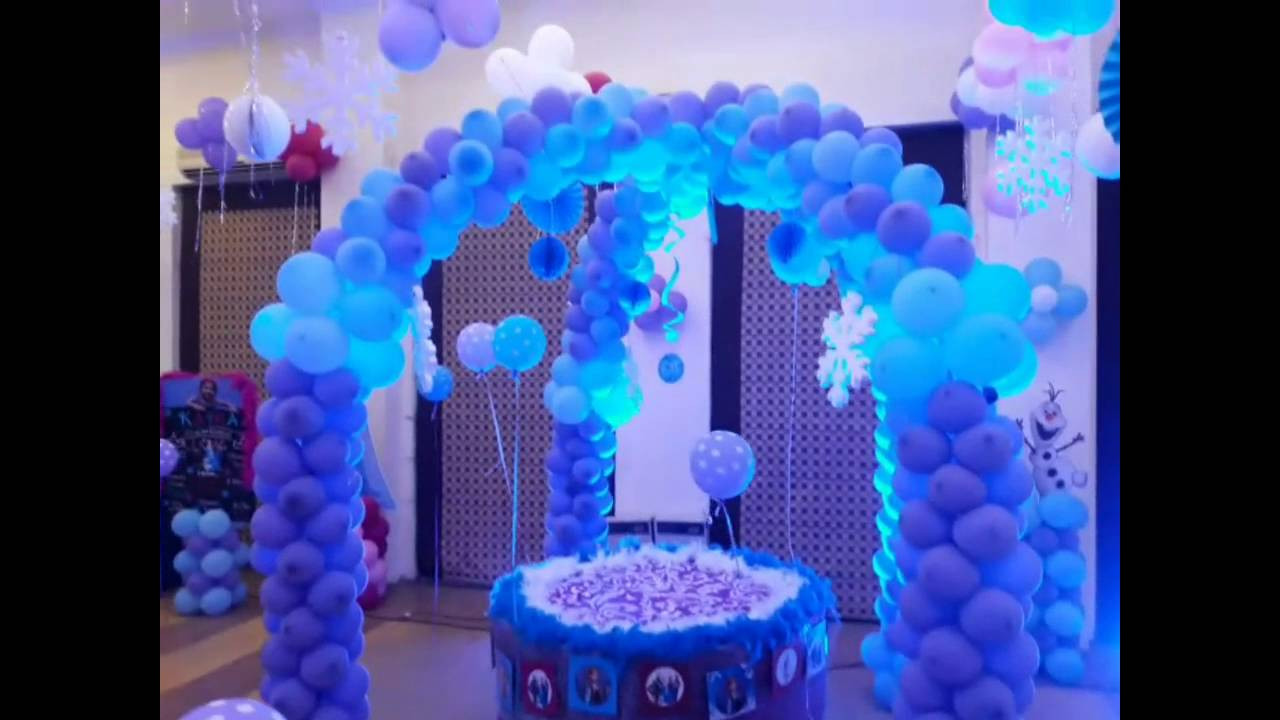 Frozen Birthday Decorations
 Frozen Theme Birthday Party