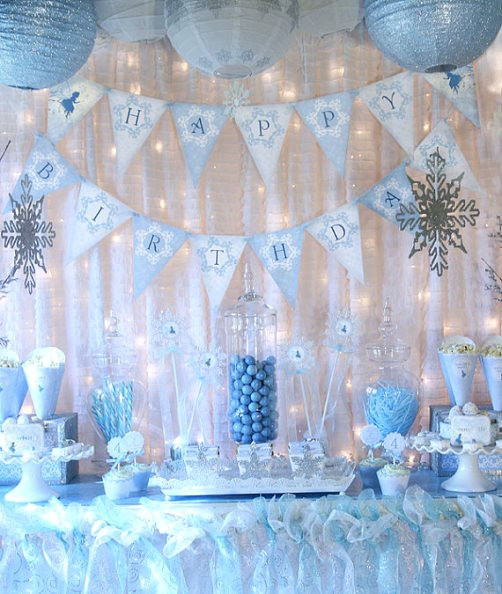 Frozen Birthday Party Decorations
 Frozen Birthday Party Ideas Pink Lover