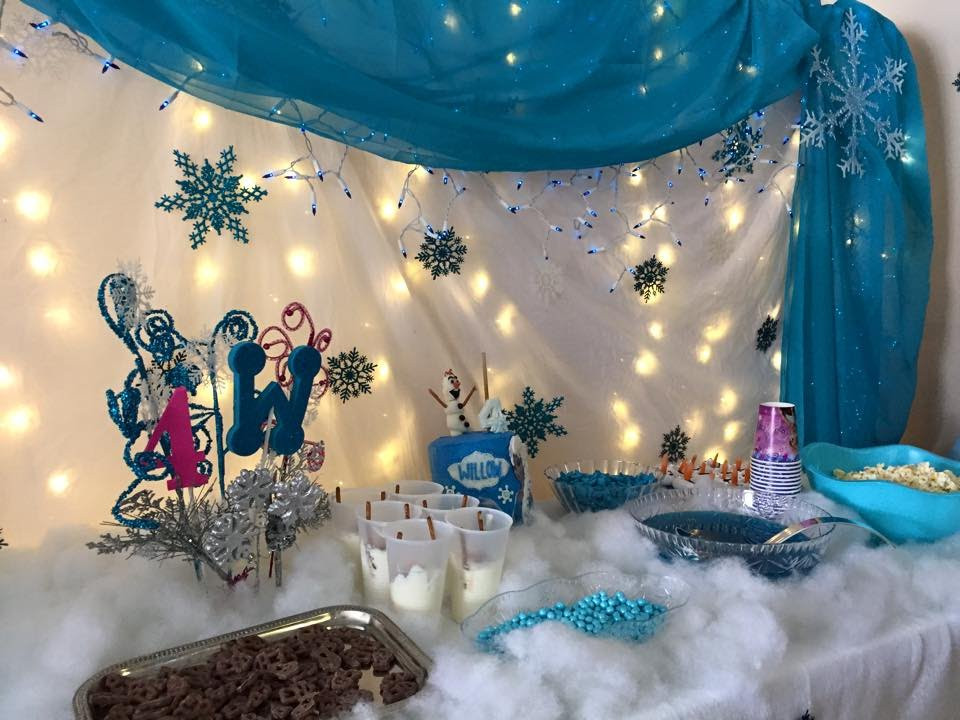 Frozen Birthday Party Decorations
 Frozen theme party ideas